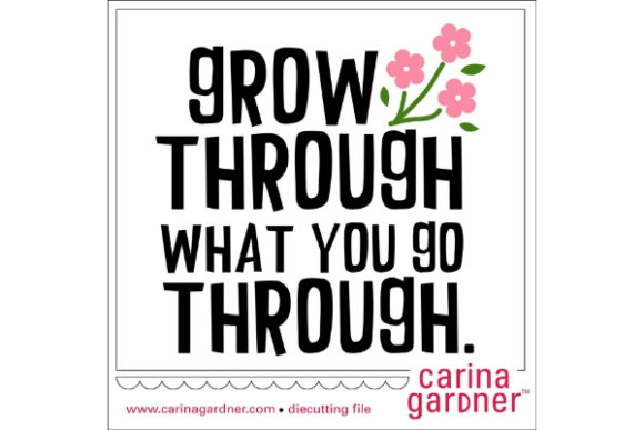 Review: Grow Through What You Go Through Embroidery Design