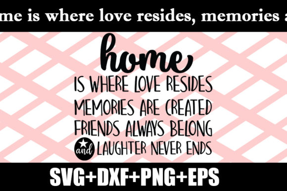 Review: Home is Where Love Resides Quote for Embroidery