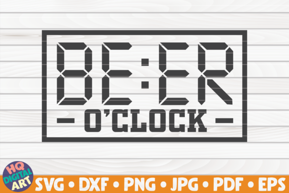 Reviewing Beer O clock Beer Quote for Embroidery