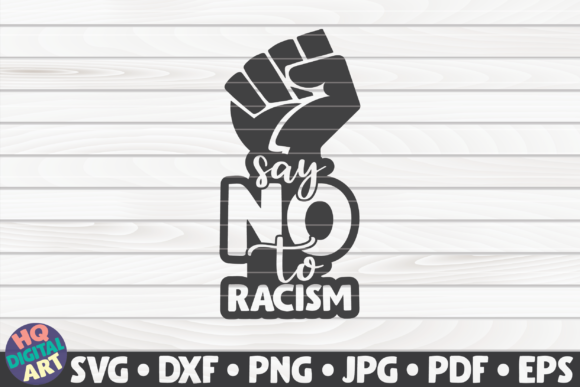 Stitching a Statement: Reviewing the Say No to Racism BLM Quote Design